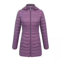 Santelon mulheres longo parka quente para as mulheres ultraleve casaco casaco acolchoado puffer com capuz destacável roupas outwear leve - Wolf Magazine