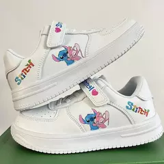 Stitch Sneakers infantil, Tênis de basquete, Sapatos esportivos, Casual, Corrida, Moda, Crianças, Meninas, Meninos, Estudante, Presente