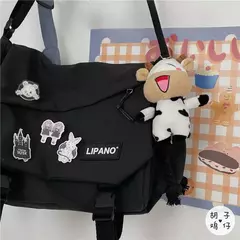 Bolsa Crossbody Japonesa de Grande Capacidade para Mulheres, Bolsas de Nylon, Ombro, Workwear Retro, Carteiro Bolsas - comprar online