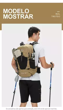 Mochila impermeável de montanhismo para homens e mulheres, Bolsa de esportes ao - comprar online