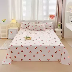 Lençóis de cama macios de alta qualidade, lençóis queen size, top de impressão, gêmeo, rainha, rei, lençóis planos, colcha