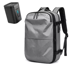 Mochila de viagem de compressão a vácuo de grande capacidade para homens, mochila expandida 17 "laptop, negócios, escola - comprar online