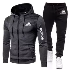 Sportswear com zíper masculino, terno fitness, terno de corrida, terno esportivo com capuz, novo estilo, moda, 2022 na internet