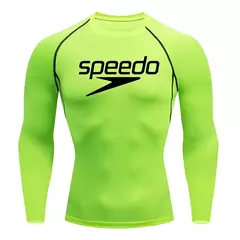 Camiseta apertada de manga curta para homens, Rash Guard, Tee Mergulho, Swimwear - loja online