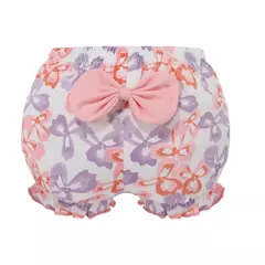 Menina bebê shorts 100% algodão crianças infantil moda listra arco calcinha para 6-24 meses crianças de alta qualidade falbala cuecas presente - loja online