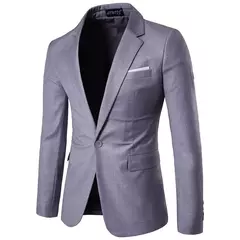 Homens de negócios da moda blazers casuais terno fino ajuste noivo padrinho masculino ternos de casamento blazer jaquetas 9 cores XF001-B na internet