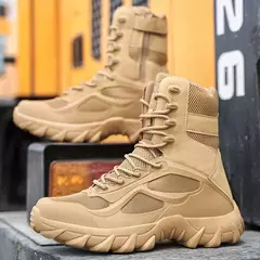 Imagem do Botas Táticas de Forças Especiais Masculinas, Sapato de Campo Militar, Leve, Exterior, Antiderrapante, Impermeável, Outono