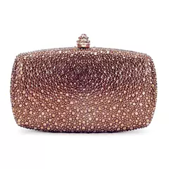 Bolsa noite strass para mulheres, bolsas de casamento, corrente de cristal, ouro, prata, pedras da noite, marrom, verde, pedras azuis - comprar online