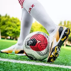 Sapatos de futebol FG TF para homens, botas antiderrapantes, grampos de treinamento ao ar livre, tênis de futsal, calçado esportivo infantil - Wolf Magazine