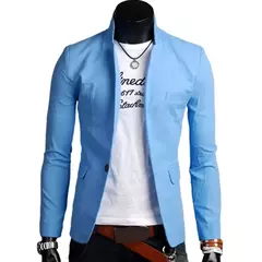 Masculino casual blazer primavera outono cor sólida lapela colarinho botão bolsos decoração terno de negócios topos festa de casamento outwear casaco