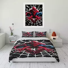 Conjunto de cama impresso Marvel Spider-Man para crianças e adultos, colcha macia, fronha, cama confortável, Twin, cama king, luxo - comprar online