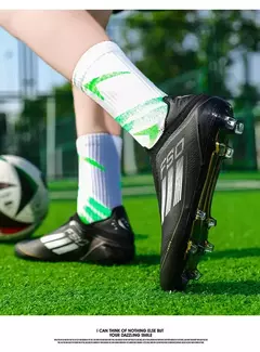 Sapatilhas de futebol antiderrapantes unissex, bota de futebol profissional, sapatilha leve confortável, ao ar livre, campo, profissional, original, TF, FG, homens, campo, original na internet