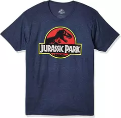 Camiseta Logo Jurassic Park Masculino Clássico do Filme - loja online