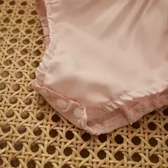 Vestido de princesa Chiffon para bebês, macacão, guarnição de renda, borboleta, roupas infantis, manga voadora, saia de tule, bodysuits bainha, bandana - loja online