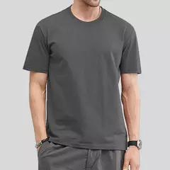 Camiseta de algodão de mangas curtas para homens e mulheres, camiseta masculina, tops simples básicos para meninos e meninas, tamanho grande 5XL, boa qualidade, venda de verão - loja online