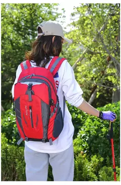 Imagem do Mochila de montanhismo ao ar livre para homens e mulheres mochila de ciclismo para homens e mulheres mochila esportiva lazer mochila de viagem