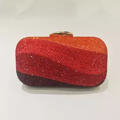 Bolsa de ombro strass cristal brilhante de luxo para mulheres, mini bolsa para festa de casamento, corrente, bolsa noite, banquete, moda senhora - comprar online