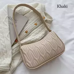 Bolsa de axilas de couro PU para mulheres, bolsa casual, bolsas de ombro femininas, luxo - comprar online