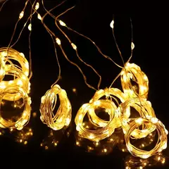 LED String Lights Curtain Light, Fairy Lights, Jardim, guirlanda, decoração do casamento, presente de Natal, novo, 2023 - comprar online