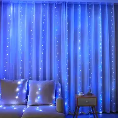 LED String Lights Curtain Light, Fairy Lights, Jardim, guirlanda, decoração do casamento, presente de Natal, novo, 2023 - loja online