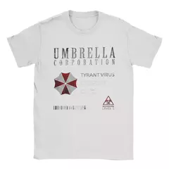 Unisex Vintage 100% algodão Tees, lembrança agradável Resident Evil, presentes de guarda-chuva para fãs, camisas para adultos, camisas para homens e mulheres na internet