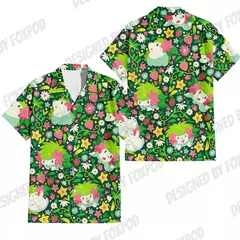 Camiseta grande solta com estampa animal havaiana masculina, blusa de manga curta, 3D divertido, desenhos animados, praia, verão, novo - comprar online