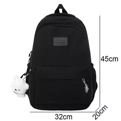 Imagem do Mochila de faculdade impermeável de alta capacidade para meninas, bolsa de livro de viagem fofa, bolsa para laptop feminina, senhora, moda, nova