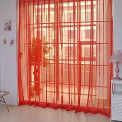 Romântico Quarto Gaze Cortina, Sala, Home Decor, Janela Sheer, Voile Cortinas, Janelas Tulle, Cortinas de porta na internet