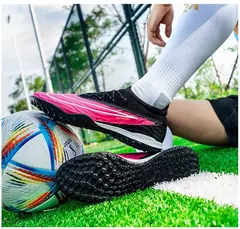 Botas de campo de futebol profissional para homens, tênis de futsal, tênis de tornozelo ao ar livre - Wolf Magazine