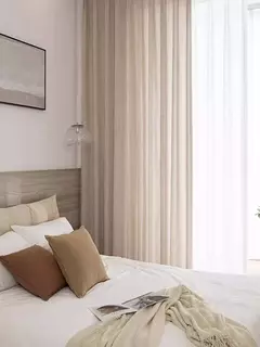 Estilo japonês espessado Semi-Sombreamento algodão linho Cortinas, Quartos e Salas