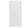 Modern Minimalista White Lace Table Runner, Nordic Style Table Decoration Set, Toalha de mesa de linho, adequado para cozinha e restaurantes