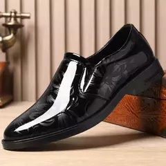 Homens do escritório Vestido Sapatos Padrão Floral Homens Sapatos Formais De Couro Moda De Luxo Sapatos De Casamento Do Noivo Homens Sapatos Oxford Vestido 38-47 - comprar online