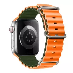 Pulseira esportiva de silicone para Apple Watch, pulseira para iWatch Series 9, 7, 8, 4, 5, 6, SE 2, 49mm, 45mm, 44mm, 42mm, 38 milímetros, 40 milímetros, 41 milímetros, ultra - loja online