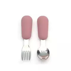 Imagem do Baby Cartoon Tableware Set, Crianças Utensílio, Aço Inoxidável, Criança Louça, Talheres, Alimentação Colher, Garfo, Infantil