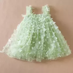 Borboleta 3D para bebês, vestido de princesa tutu, vestido de festa de aniversário, roupa infantil, novo, verão, 1 a 5 anos, 2024 - comprar online