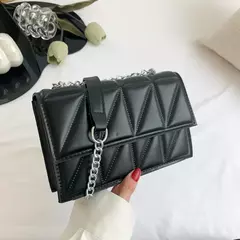 Bolsa de Ombro De Couro PU Para Mulheres, Bolsa Feminina, Correia De Corrente, Crossbody, Punho, Designer, Moda na internet