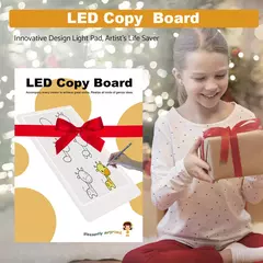 LED Desenho Copy Pad Board para Crianças, A5, A4, LCD Escrito Tablet, Brinquedo Infantil, Pintura, Educacional, Crianças, Presentes Criativos - comprar online