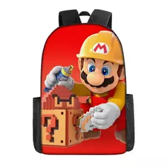 Mochila Mario Cartoon Anime, Super Mario Schoolbag, Mochila Mochila para crianças, Bolsas meninas na internet