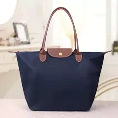 Imagem do MINISO-Bolsa de Ombro Dobrável Feminina Clássica de Grande Capacidade, Bolsas de Nylon, Moda Casual, Alta Qualidade, Nova, 2024