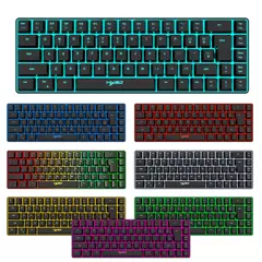 USB Wired Gaming Keyboard, 20 RGB Backlight, 68 Chaves, Portátil, Windows Laptops, Computador - Wolf Magazine