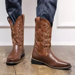 Botas Martin clássicas macias e confortáveis masculinas, sapatos de deslizamen - Wolf Magazine