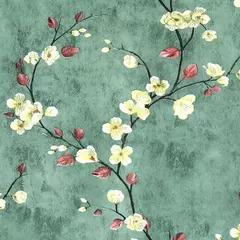 Peel and Stick Flower Wallpaper, rolo auto-adesivo, impermeável, papel de contato removível, cinza floral, móveis, mesa, renovar decoração - Wolf Magazine