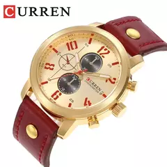 Curren-Relógio Quartz Masculino, Relógios de Fábrica, Moda de Luxo, Relógio de pulso casual, Data Watch - comprar online