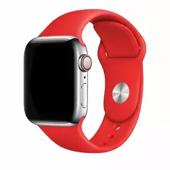 Pulseira de Silicone para Apple Watch, Banda 44mm, 40mm, 45mm, 41mm, 42mm, 38mm, 44mm, 45mm, Bracelet iWatch Series 7 SE, 3, 4, 5, 6, 8 Ultra 49mm