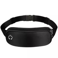 Sports Fanny Pack para mulheres e homens, Belt Bag, Running, Phone, Black, Gym, Acessórios - loja online