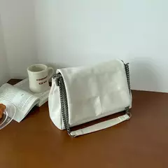 Imagem do Sacos Commuter com Cadeia de Nicho para Mulheres, Bolsa Crossbody para Senhoras, Bolsa de Ombro, Grande Capacidade, Praça Cruz, PU, Moda