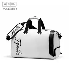 Tymilla-Bolsa crossbody simples para roupas de golfe, grande capacidade, PU impermeável, área de sapato independente, esportes ao ar livre, novo, 2024 - comprar online