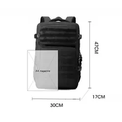 Impermeável Outdoor Tactical Mochilas, Molle Nylon Mochila, Esportes, Camping, Caminhadas, Trekking, Caça, 35L, 1000D na internet