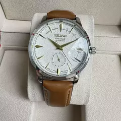 Imagem do Seiko relógio masculino com mostrador requintado, movimento de quartzo, mostrador criativo de quatro agulhas, alta qualidade, confortável, couro fino, multifuncional