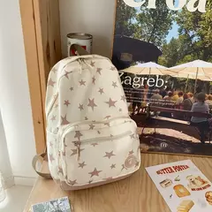 Cute Star Laptop Backpack para mulheres e homens, 17 Polegada, bolsa de faculdade, viagem, estudante de volta às aulas, Casual Bookbag - Wolf Magazine